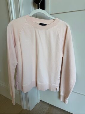 J. Crew Pink Cotton Crewneck sweatshirt